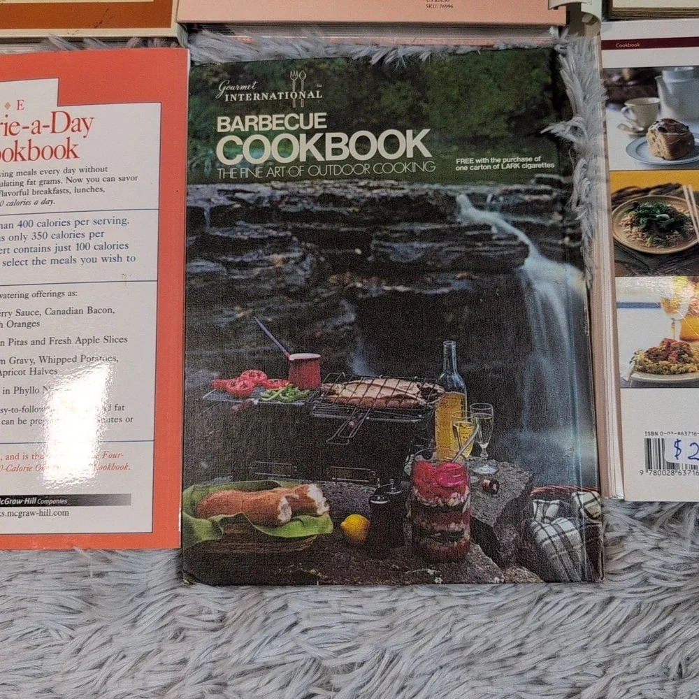 Lot Of 6 Cookbook Seafood‎ Barbecue Deserts Breakfast Lunch Supper